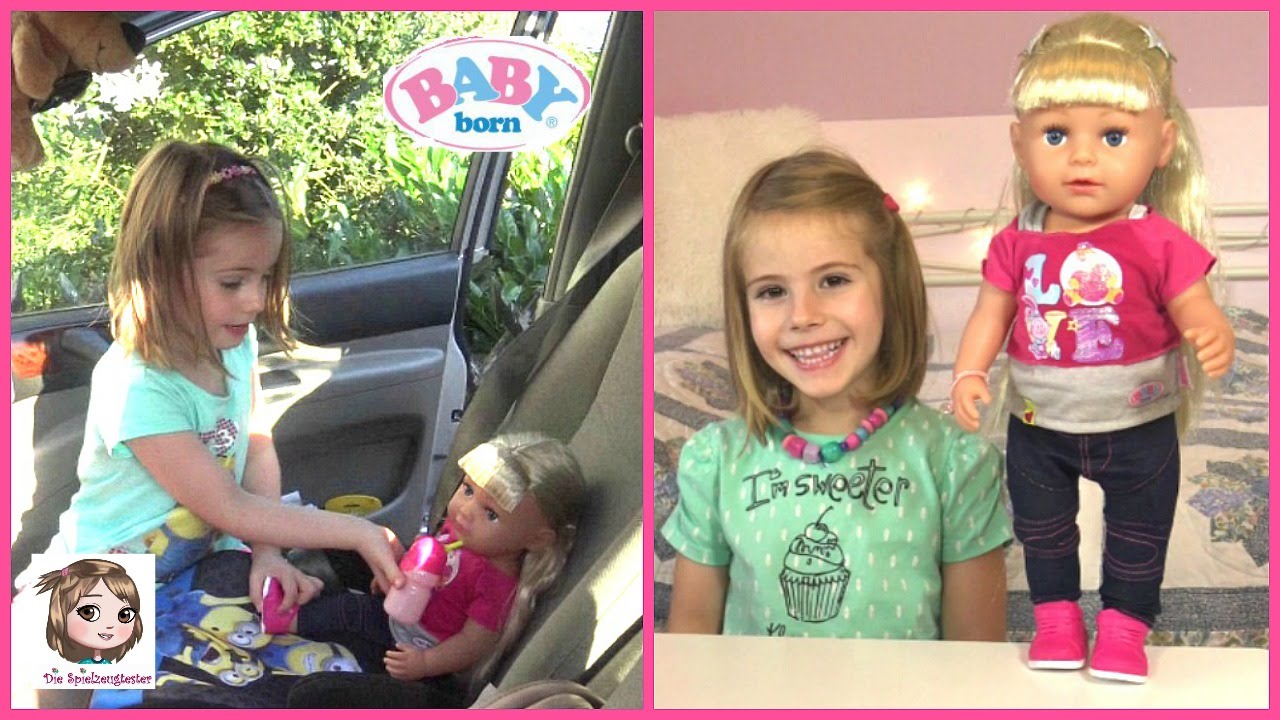 BABY BORN SISTER holt Hannah aus dem Urlaub ab ♥ Interaktive Puppe die weint | Zapf