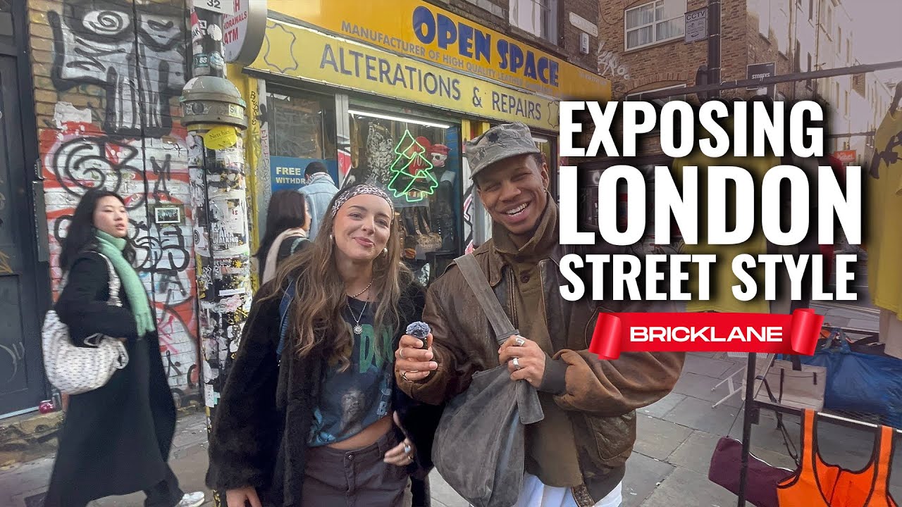 What Are People Wearing in bricklane Market | London street style 2025
