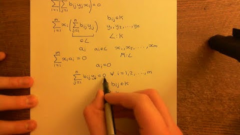 The Degree of a Field Extension and The Tower Law Part 4