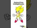 How to Draw Super Sonic (Super Easy - Speed Drawing)