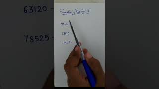 Divisibility rule for 15 | Divisibility rule | Maths trick