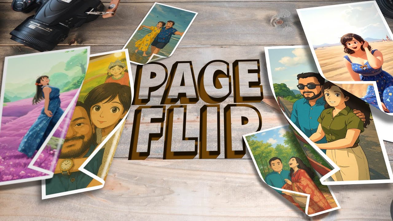 Realistic page flip in After Effects – No Plugins Needed || Artfx with Priyanka