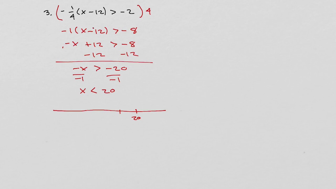Review problems 3 and 4 Unit 1 IM1 - YouTube