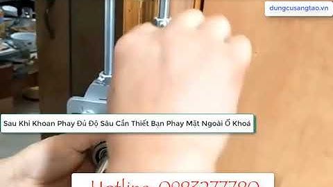 Bộ cữ phay lỗ ổ khóa cửa_Dụng cụ sáng tạo ETOMAX