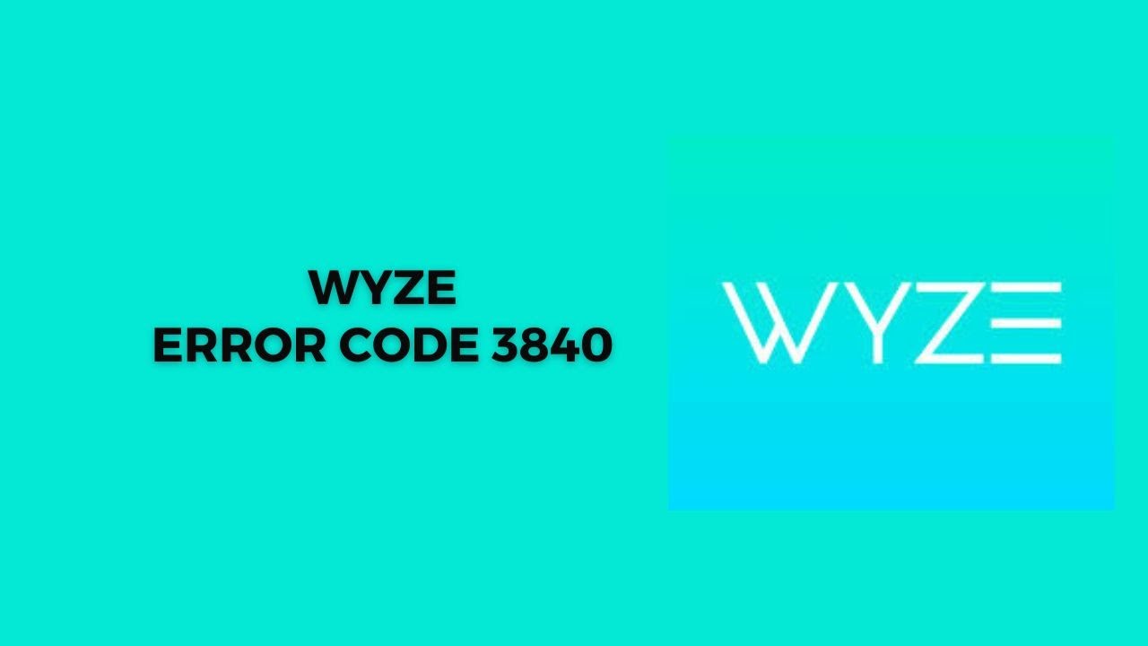 How To Resolve Wyze Error Code 3840 YouTube How To Resolve Wyze Error Code 3840 YouTube