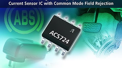 ACS724: Automotive-Grade, Galvanically Isolated Current Sensor IC