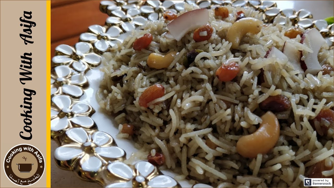 Gur wale chawal recipe - Jaggery rice | Cooking with Asifa