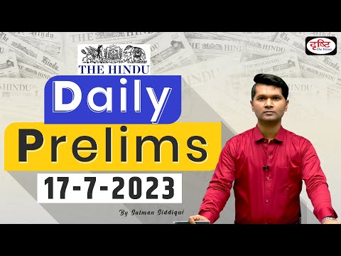Daily Prelims | The Hindu News Paper | 17 July 2023