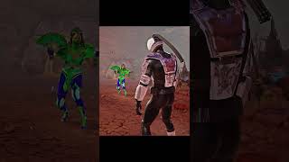 Cyrax and Kitana Fatality On Sektor #shorts #mk1 #gaming