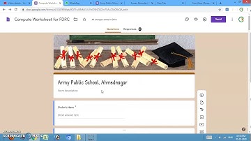 Set answer key with marks in google forms by Mr  Tausif Shaikh