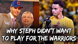 Why Steph Curry told the Warriors NOT to Draft Him