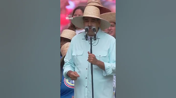 Maduro sings 'Don't Worry, Be Happy' during a rally