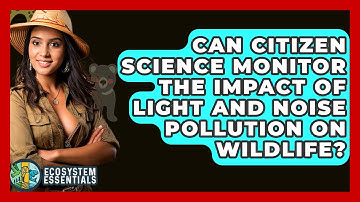 Can Citizen Science Monitor The Impact Of Light And Noise Pollution On Wildlife?