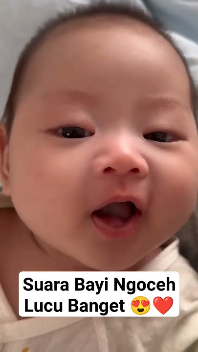 Suara Bayi Ngoceh Lucu Banget 😍❤️ #bayi #bayilucu