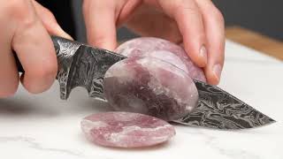 Slicing a Ruby Red Crystal Apple Profile