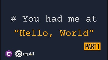 Getting started with a Hello World written in C# (c sharp)