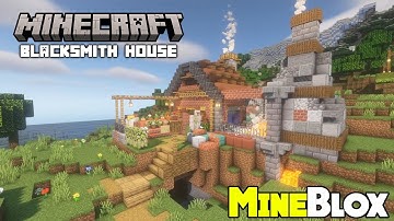 How to Make a Beautiful BlackSmith House in Minecraft