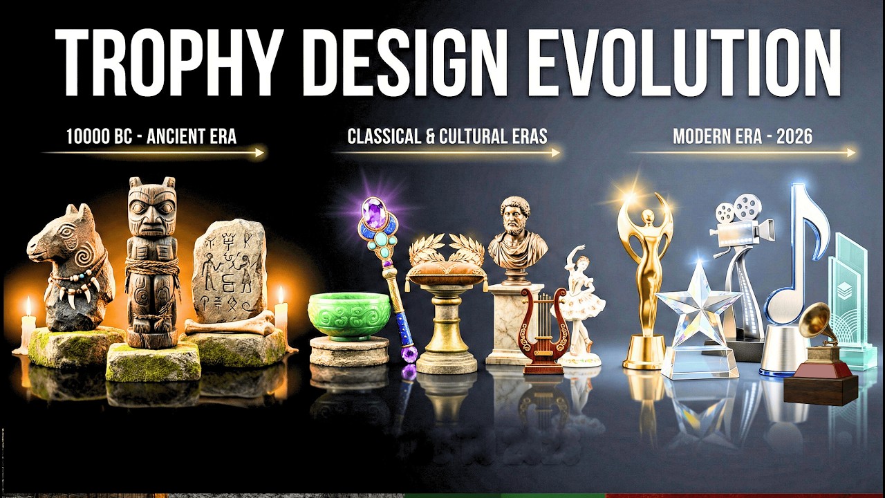 How Humans Celebrate Winners | Evolution of Award Trophies