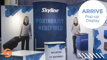 Skyline Arrive® Portable Trade Show Display & Workstation