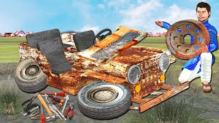 गरीब का मिनी जीप मरम्मत Mini Jeep Restoration Hindi Kahani Hindi Moral Story New Funny Comedy Video