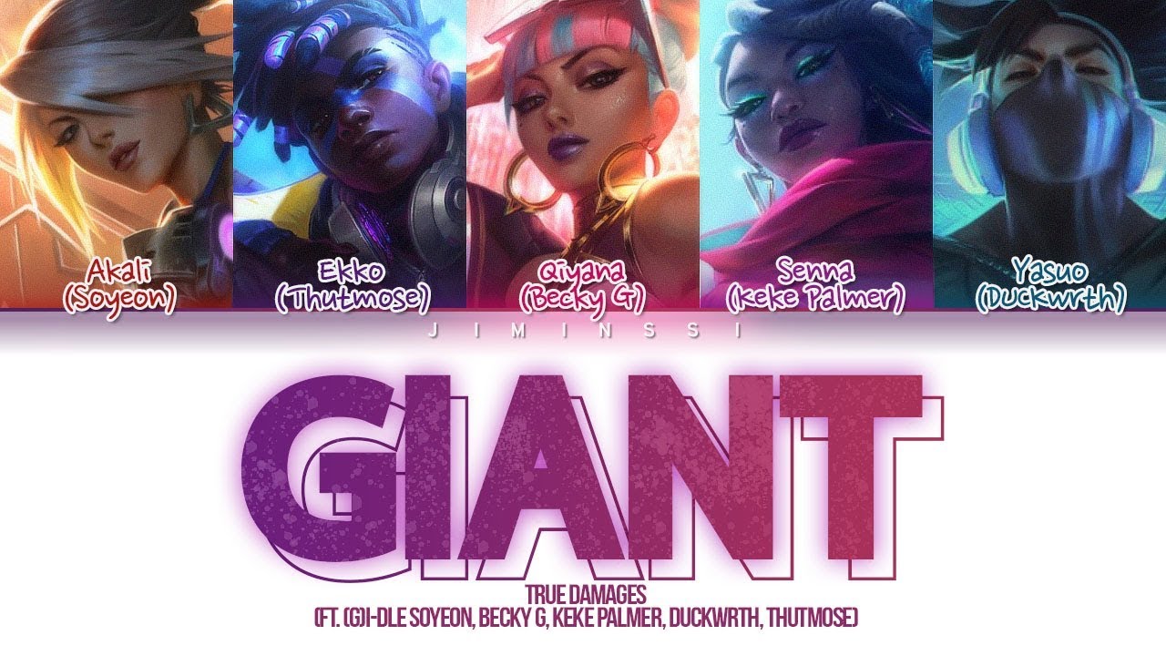 True Damage (Becky G, Keke Palmer, SOYEON, DUCKWRTH, Thutmose) - GIANTS Col...