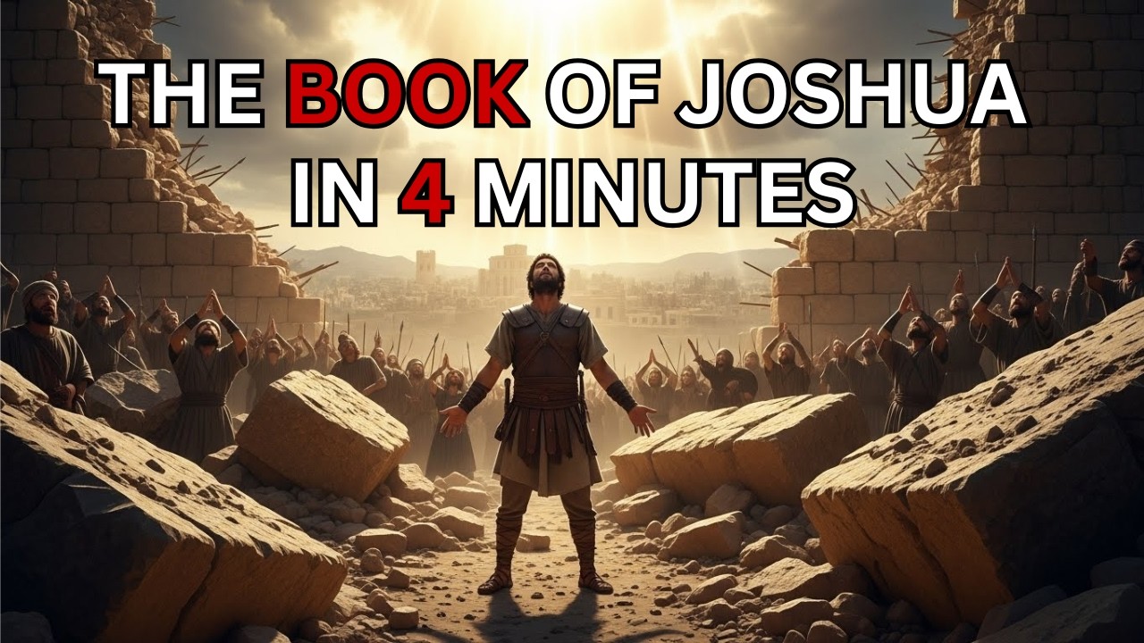 The Book of Joshua Explained in 4 Minutes… Powerful Bible Summary for Faith and Courage