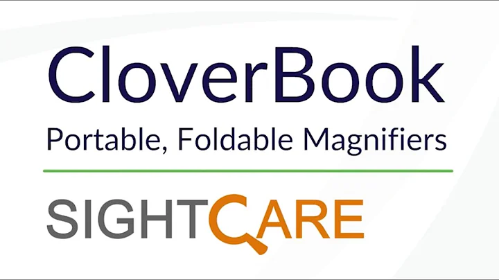 CloverBook portable, foldable video magnifiers