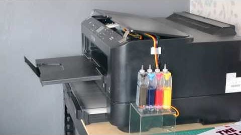 Sublimation Ciss Epson WF 7210 7710 7720 Tip and Trick for lines moving