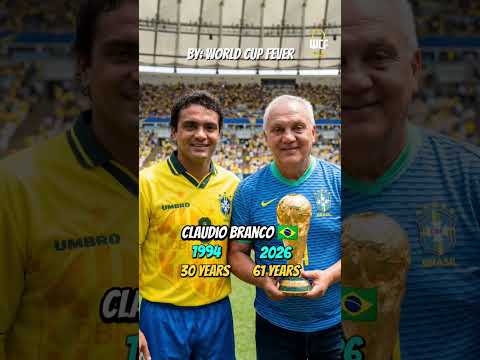 Brazil 🇧🇷 at the FIFA World Cup USA 1994 Then and Now! 🔥
