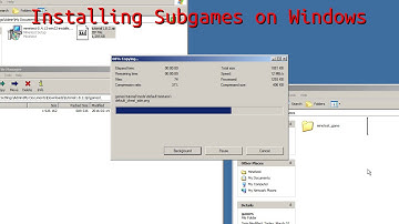 Minetest How To - Installing Subgames - Windows