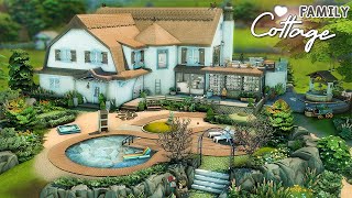 Large FAMILY Cottage • Perfect Home for COTTAGE LIVING | NoCC | The Sims 4 | Stop Motion