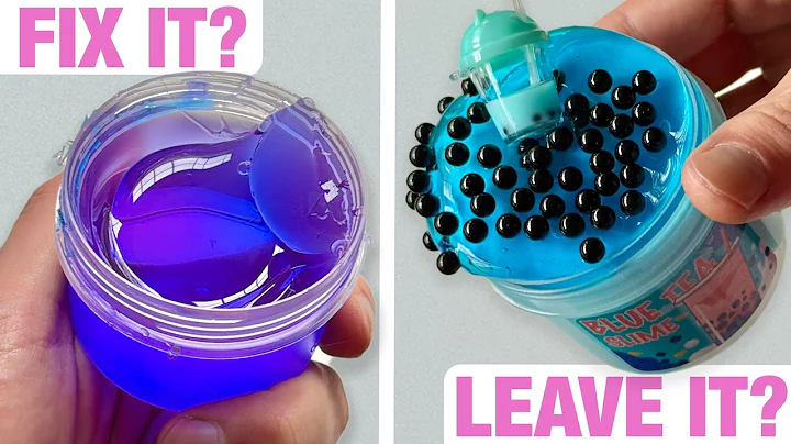 Fixing Slime From SHEIN Again... | Slime Makeovers