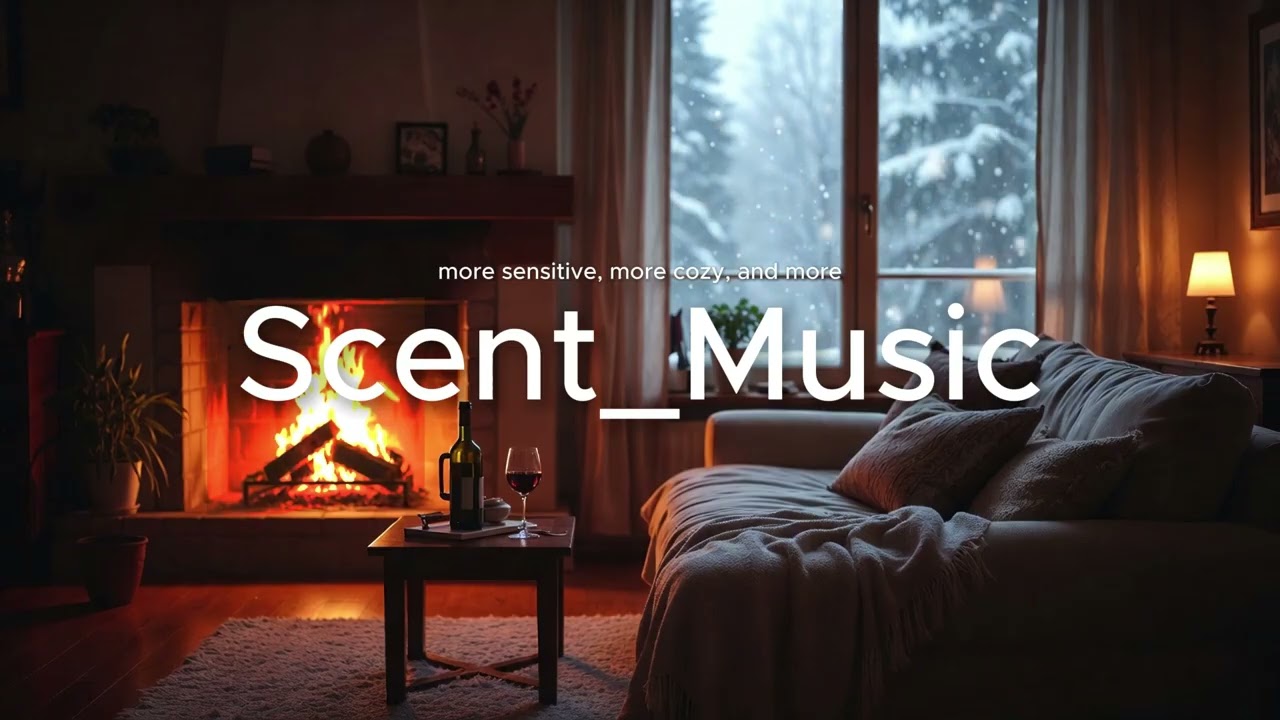 [Playlist] 눈 오는 겨울 날, 벽난로 처럼 따뜻한 음악❄️ㅣScent_Music