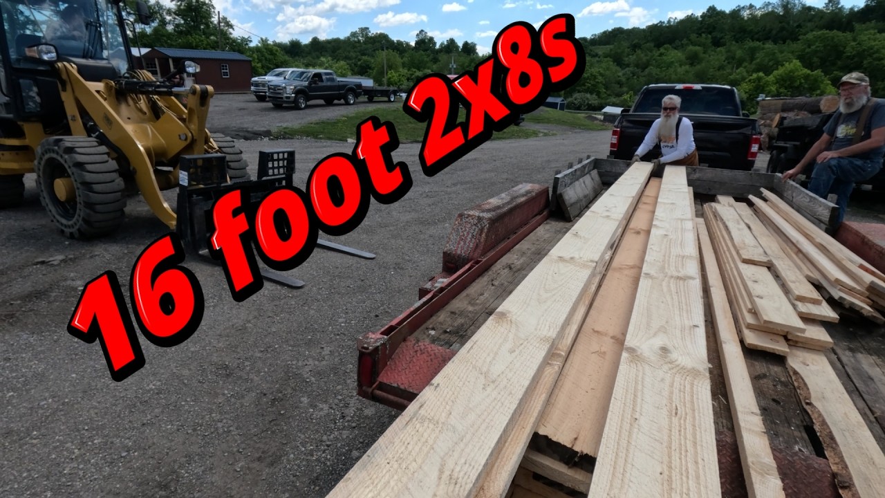 sawing some nice 2x8x16s # 881