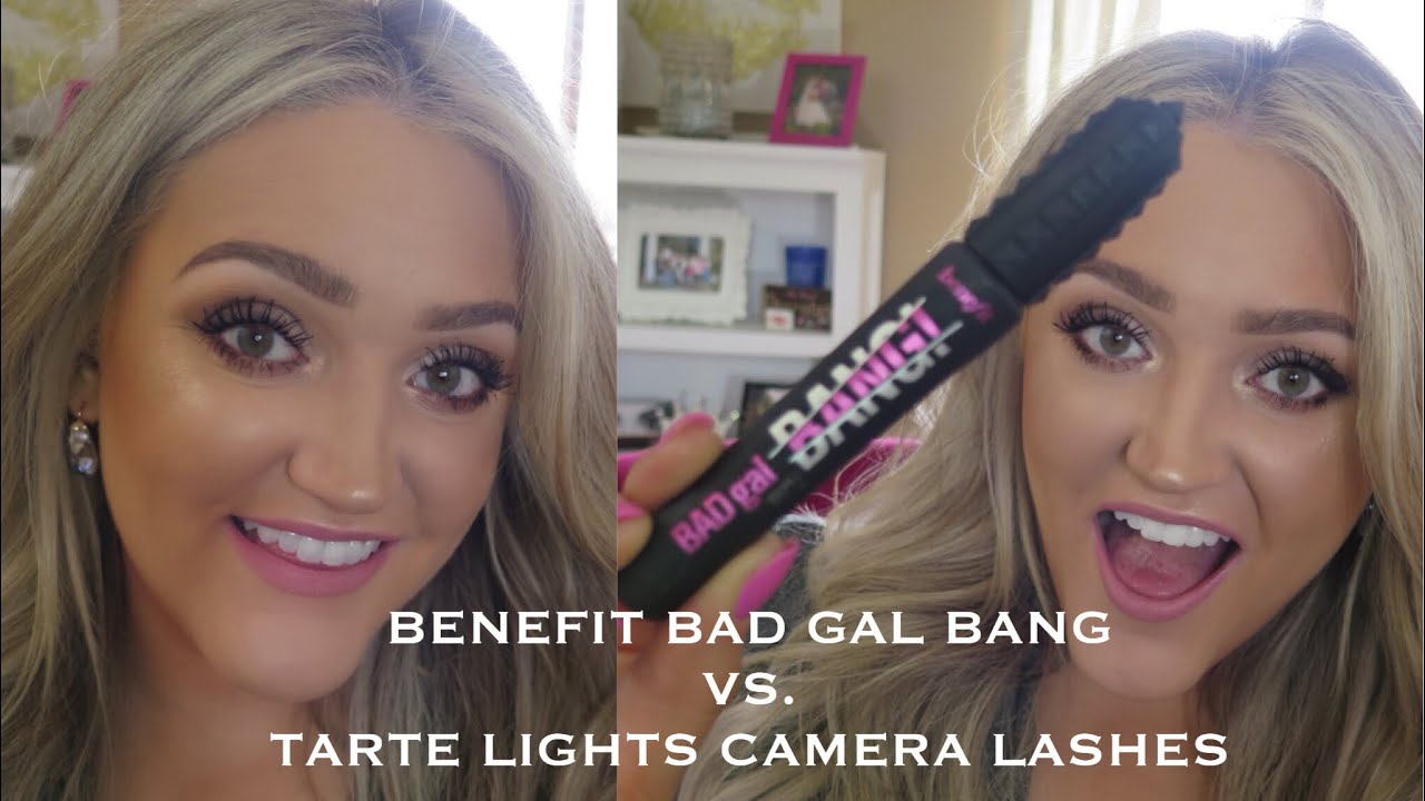 Benefit Bad Gal Bang VS. Tarte Lights, Camera, Lashes Mascaras