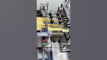 filter paper rotary pleating machine