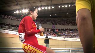 Guo Shuang Wins The Sprint At The World Cup In London