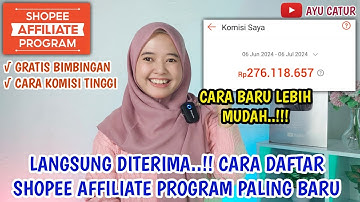 LANGSUNG DITERIMA❗️CARA DAFTAR SHOPEE AFFILIATE PROGRAM TERBARU TERMUDAH TANPA MINIMAL FOLLOWERS