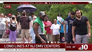 NJ Reopened Vehicle Centers and Then the Crush Came | NBC10 Philadelphia