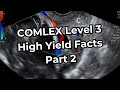 Comlex level 3 high yield facts part 2