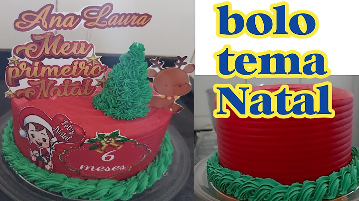 Ganhe dinheiro com essa receita BOLO INSPIRAÇÃO MEU PRIMEIRO NATAL