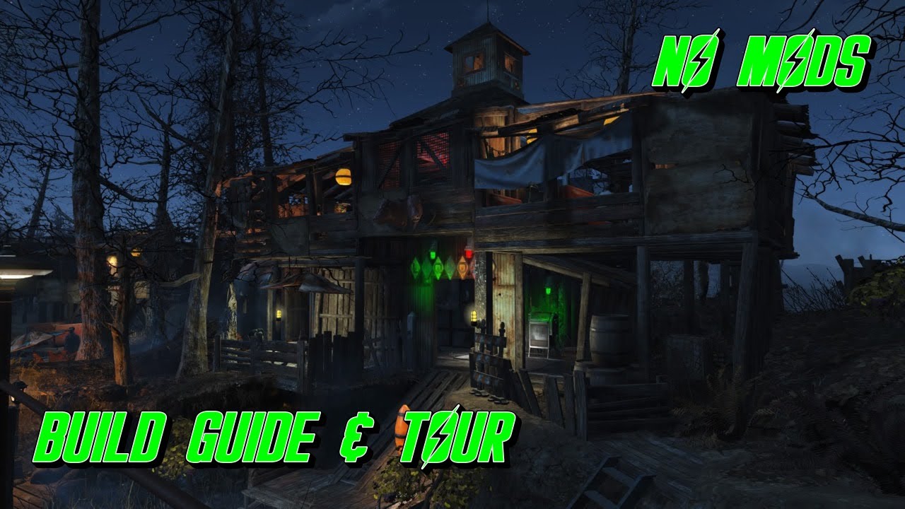Wasteland Bar - 15 min build (no mods) FALLOUT 4