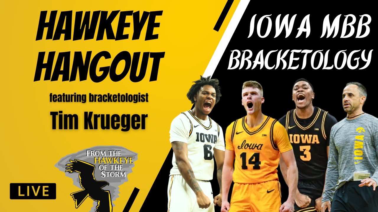 Iowa Men's Basketball BRACKETOLOGY with Tim Krueger / March Madness LIVE Call-In Show