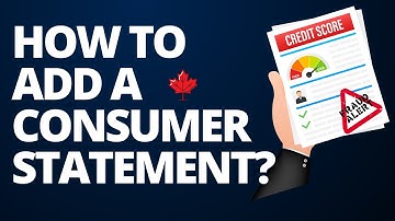 How to add a Consumer Statement on Credit Report
