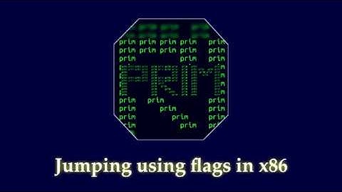 Jumps based on flag registers in x86 | Assembly language | Code and explanation