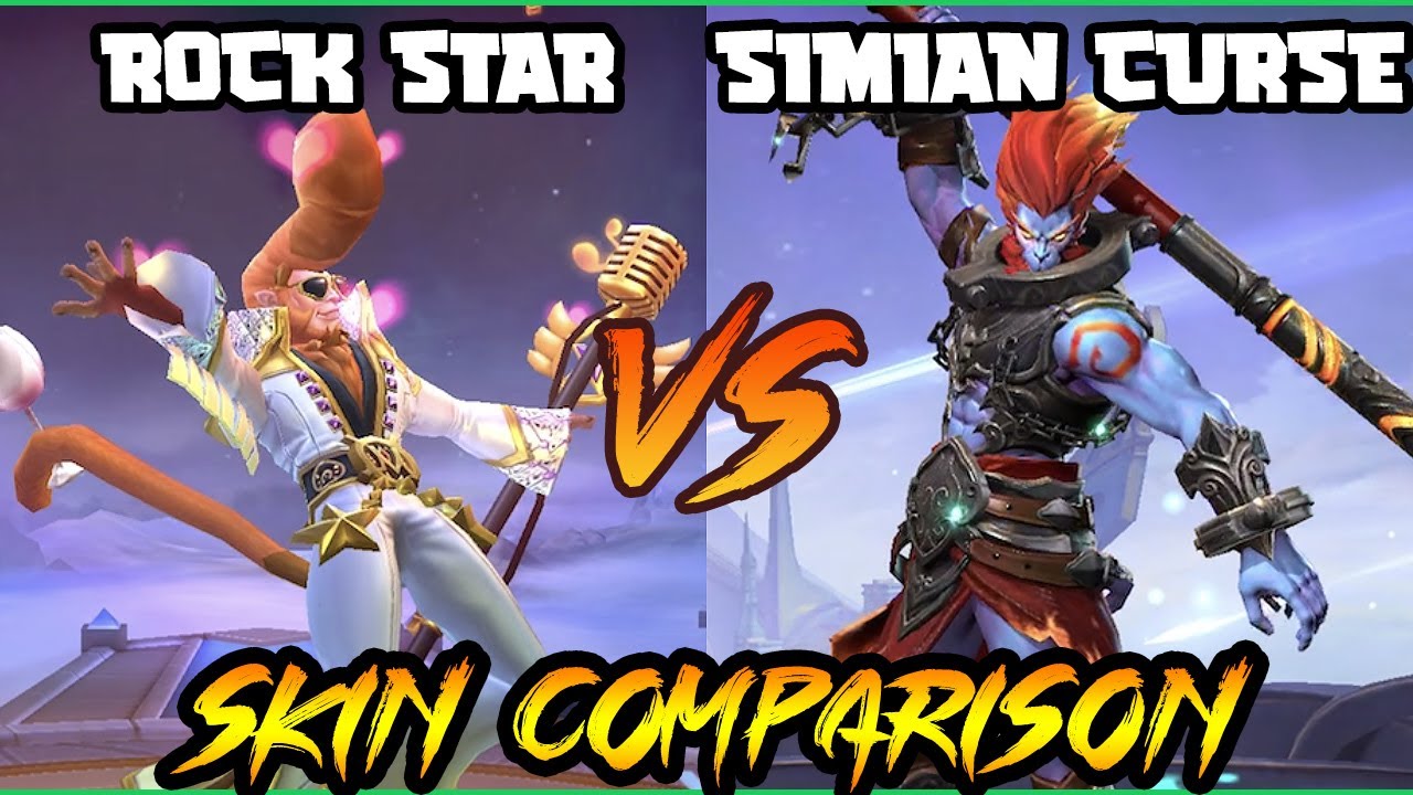 SUN SIMIAN CURSE STARLIGHT SKIN EFFECTS VS. ROCK STAR SKIN - MLBB SKIN