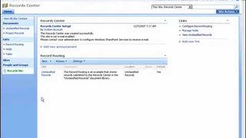 SharePoint: Creating Workflows to Transfer Records Upon Expiration
