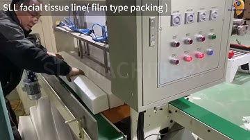 Facial Tissue Making Film Type Packing Napkin Tissue Paper Converting Machine Production Line