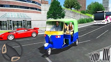 Tuk Tuk Auto Rickshaw Driving Simulator - City Mountain Driver - Android GamePlay