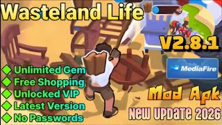 Wasteland Life | v2.8.1 | Mod Apk | Unlimited Gem Unlocked VIP | Gameplay screenshot 4
